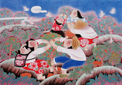 重慶8幅群眾文藝作品入選“新生活·新風(fēng)尚·新年畫(huà)”——記我們的小康生活主題美術(shù)創(chuàng)作展